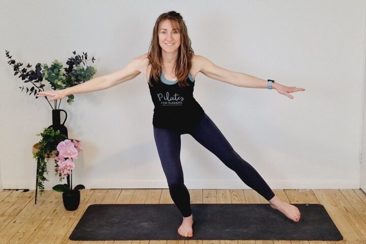 Liz Patient performing a Pilates exercise